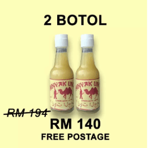 MINYAK RAJA UNTA X 2