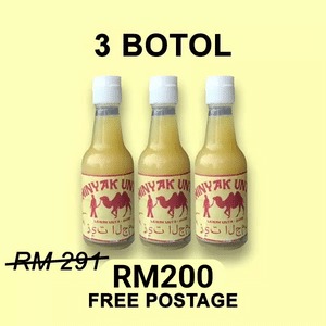 MINYAK RAJA UNTA X 3